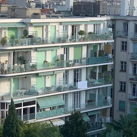 Centre, Deux Pieces, Calme, Terrasse Plein Sud Apartmán Nice